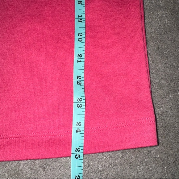 LOFT Pink Eyelet Round Neck Puff Long Sleeve Knit Top Shirt S - Picture 11 of 11